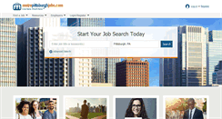 Desktop Screenshot of metropittsburghjobs.com